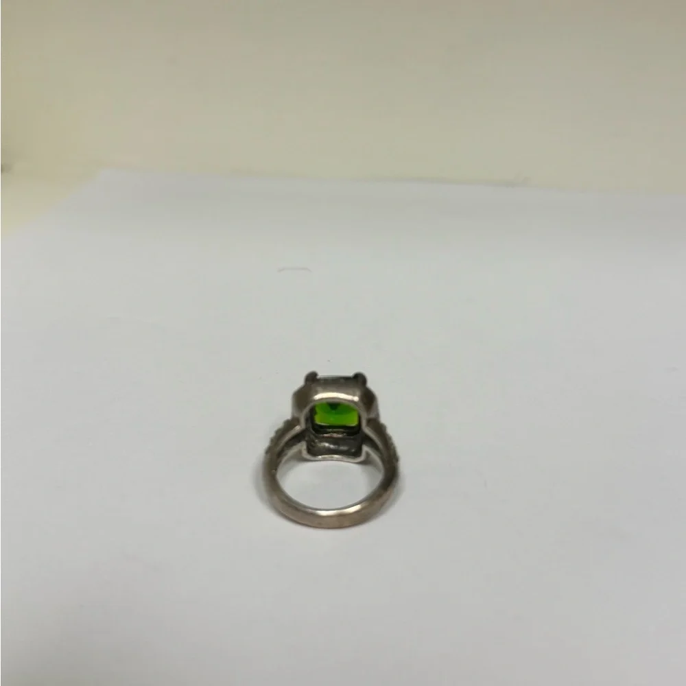 Elegant Grossular Garnet‎ Sterling Silver Ring